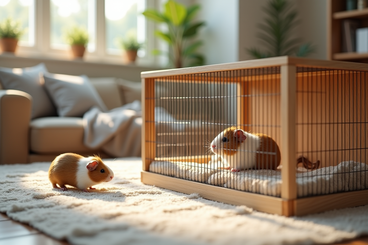 Cage moderne pour cochon d