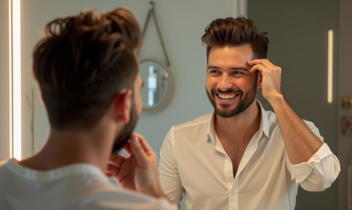 Poudre coiffante pour homme : le secret d’une texture volumineuse