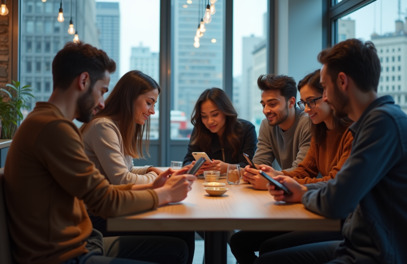 Impact des médias sociaux : société moderne en évolution