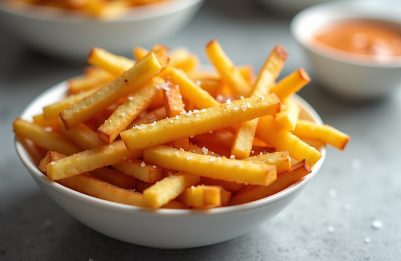 Art de la frite : usage de la pomme de terre Charlotte pour des frites dorées
