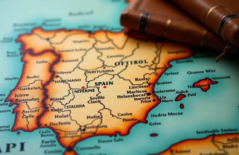 Voyage au cœur des cités historiques : une carte de l’Espagne avec les villes incontournables