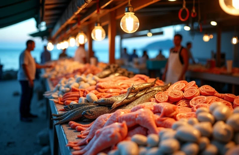 Saveurs océanes et terroir au marché du Cap-Ferret